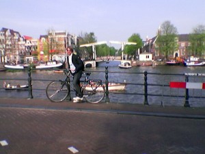 Biking in Amsterdam